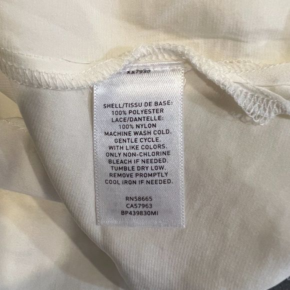 NWT BP Ivory Lace V‎ Neck Camisole (XS) - Picture 7 of 8